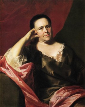  England Canvas - Mrs John Scoally Mercy Greenleaf colonial New England Portraiture John Singleton Copley